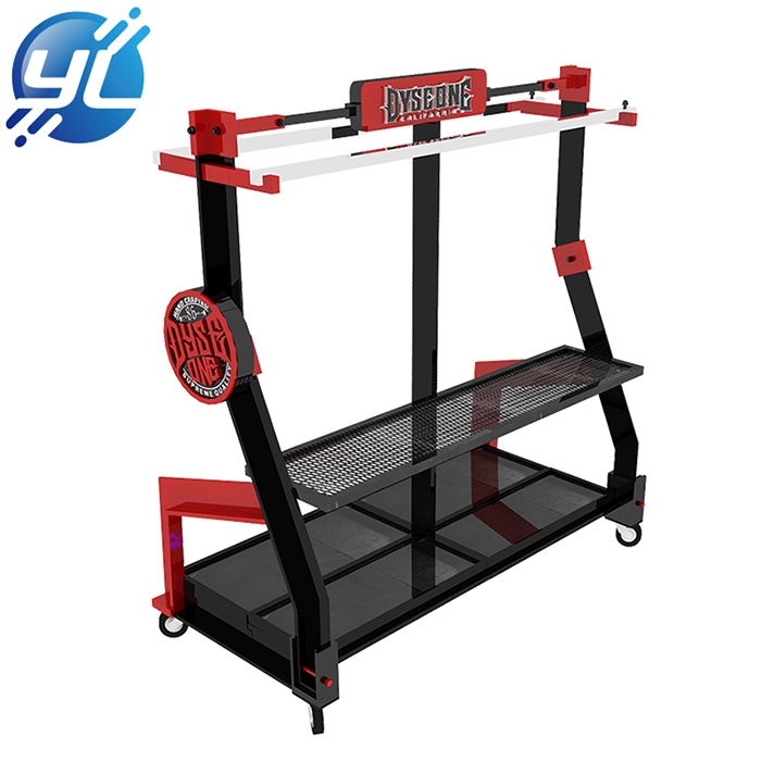 Multi-function display rack for clothing/shoes/hats