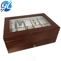 Custom Promotional Gift Natural Wooden Watch Display Box