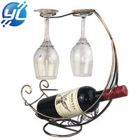 High-grade J - Style Single-bottle Wire Metal Red Wine Rack