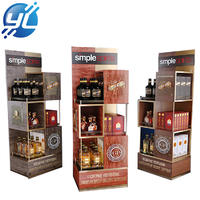 Practical POP Floor Whisky XO Wine Display Rack
